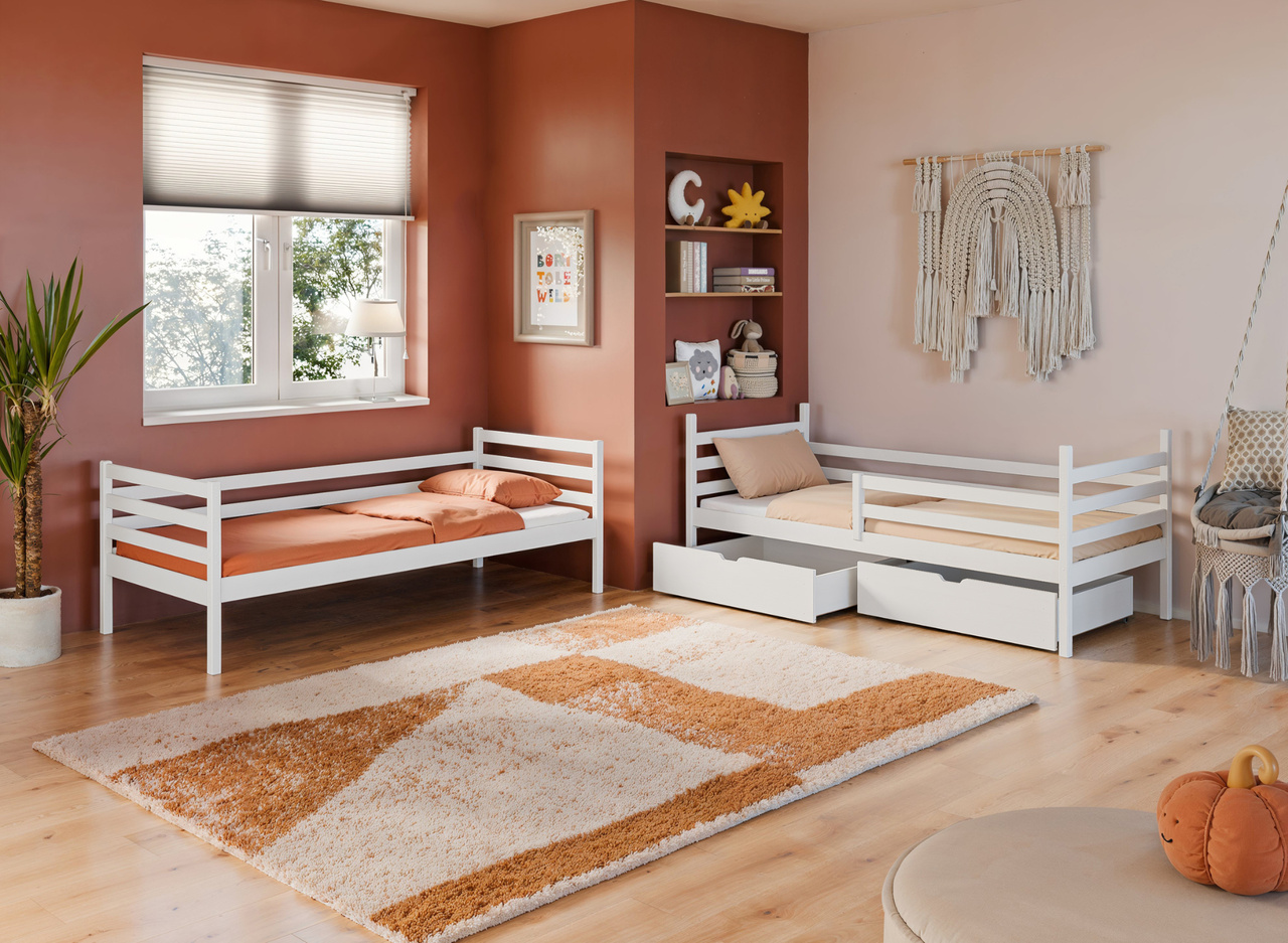 Etagenbett Weiss Nemo mit Schubladen Etagenbett Weiss Nemo mit Schubladen