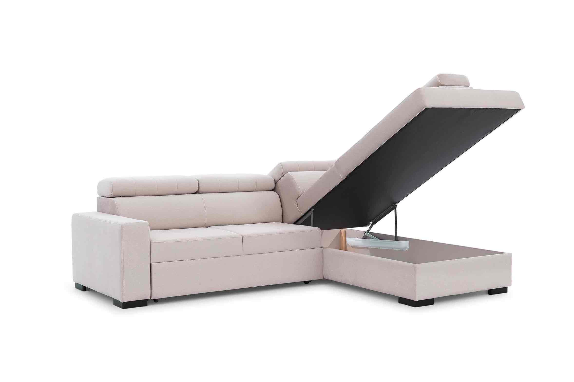 Ecksofa mit Schlaffunktion & Bettkasten MODENO Ecksofa mit Schlaffunktion & Bettkasten MODENO