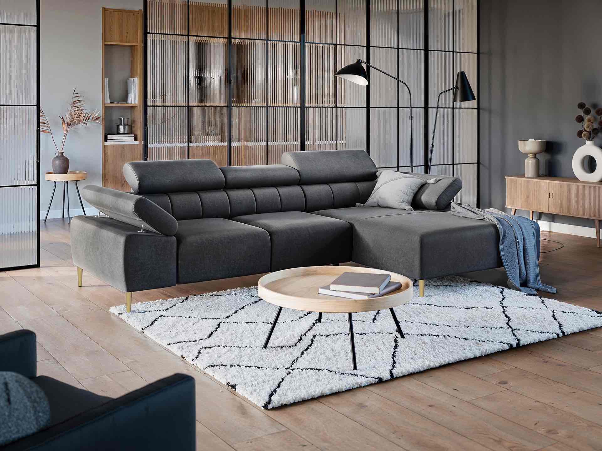 Ecksofa mit Elektrische Sitztiefenverstellung Taloria mini Ecksofa mit Elektrische Sitztiefenverstellung Taloria mini
