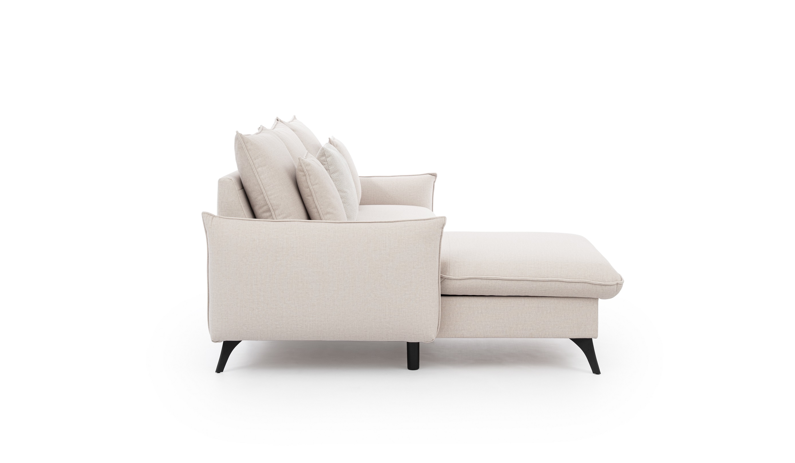 Ecksofa beige mit bettkasten