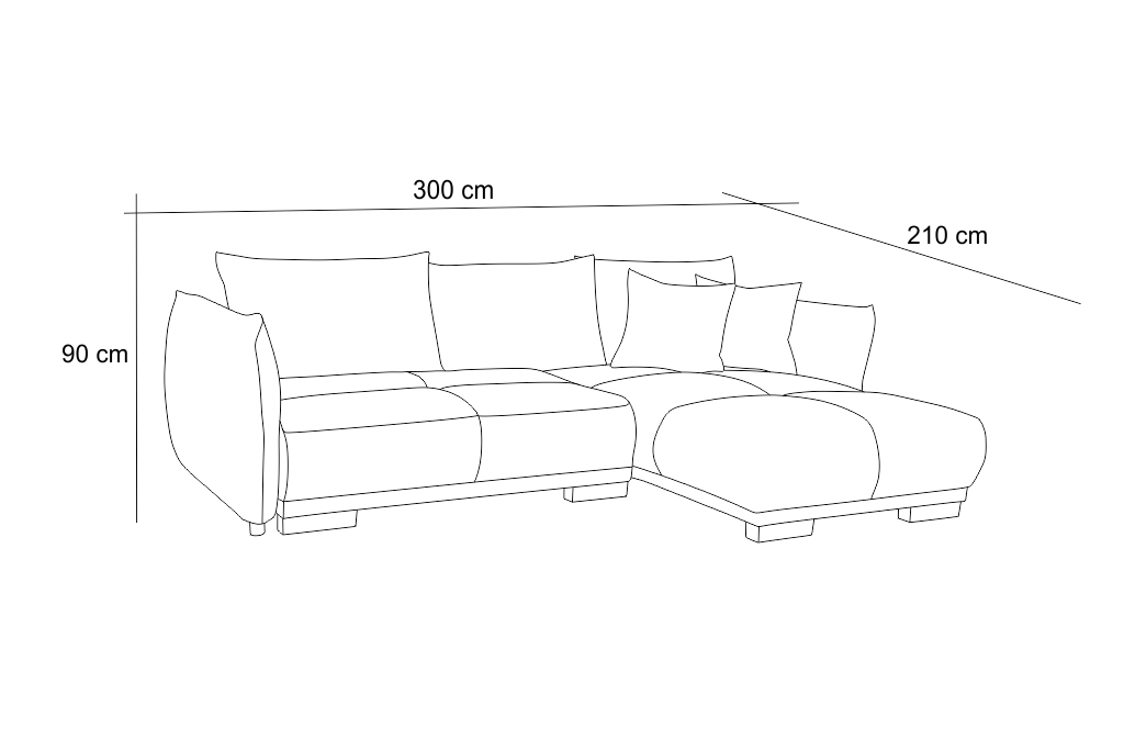 Ecksofa mit schlaffunktion disco masse