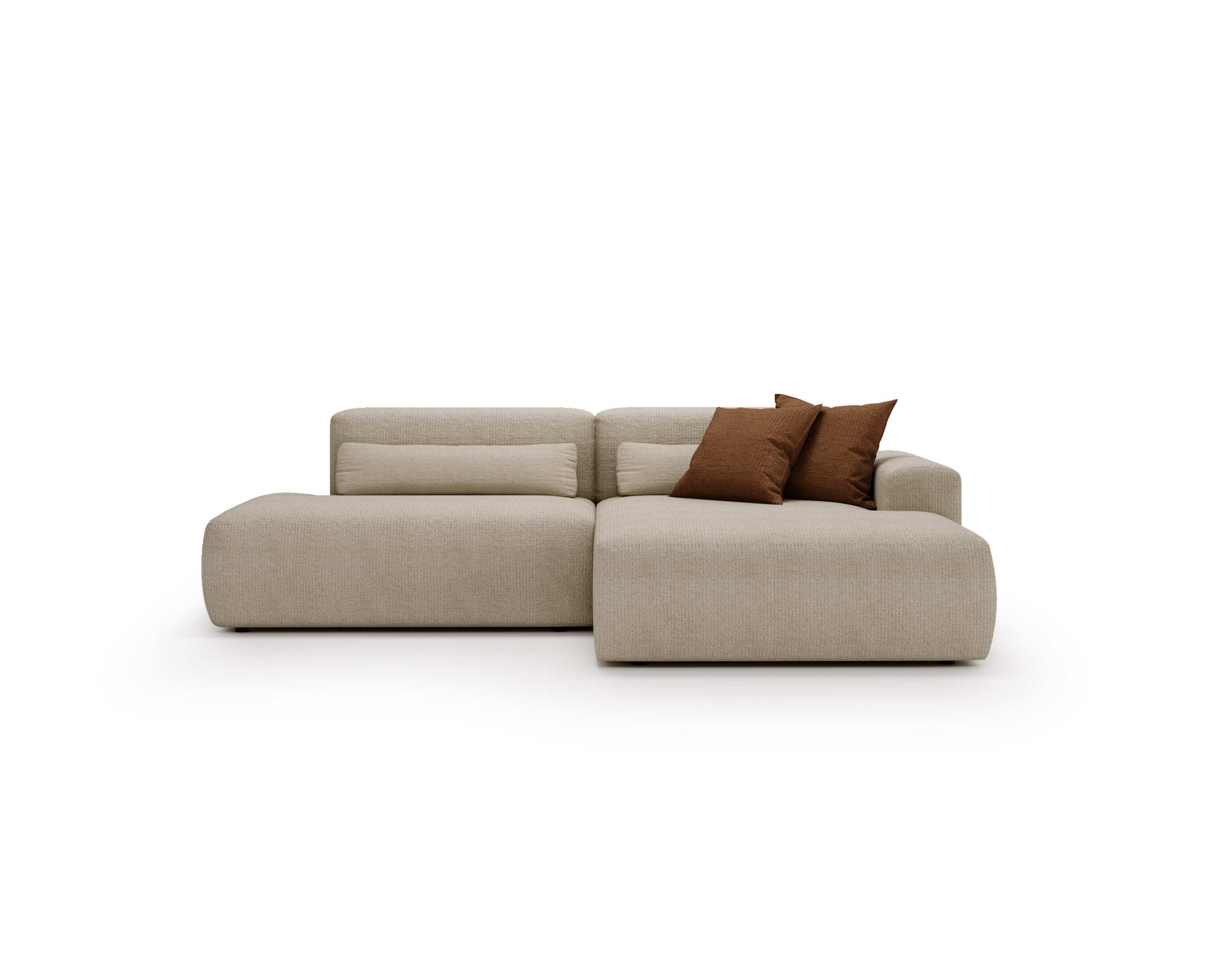 Ecksofa mit Schlaffunktion & Bettkasten Reve