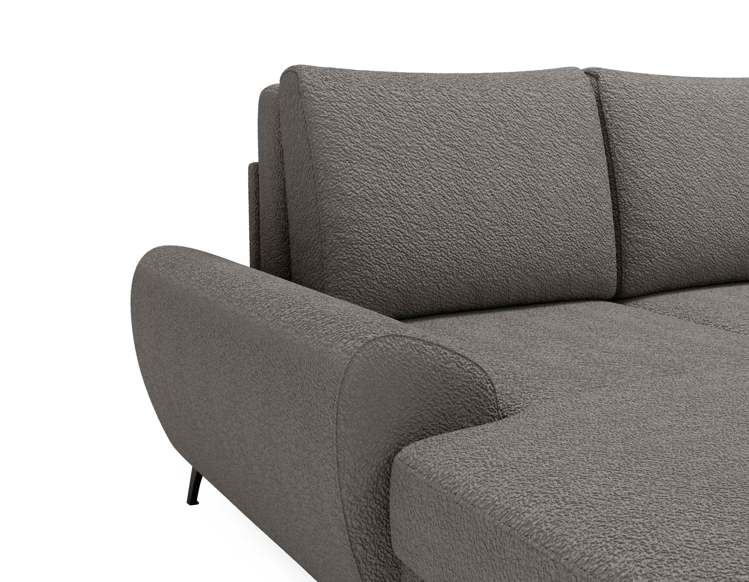 Ecksofa mit Schlaffunktion & Bettkasten LOKI