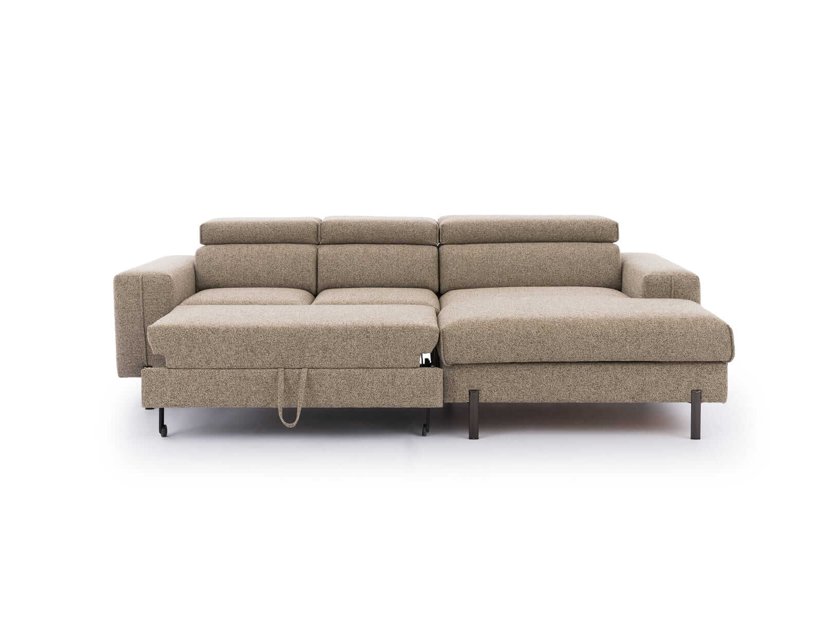 Ecksofa mit Schlaffunktion & Bettkasten Gilia & verstellbaren Kopfstützen