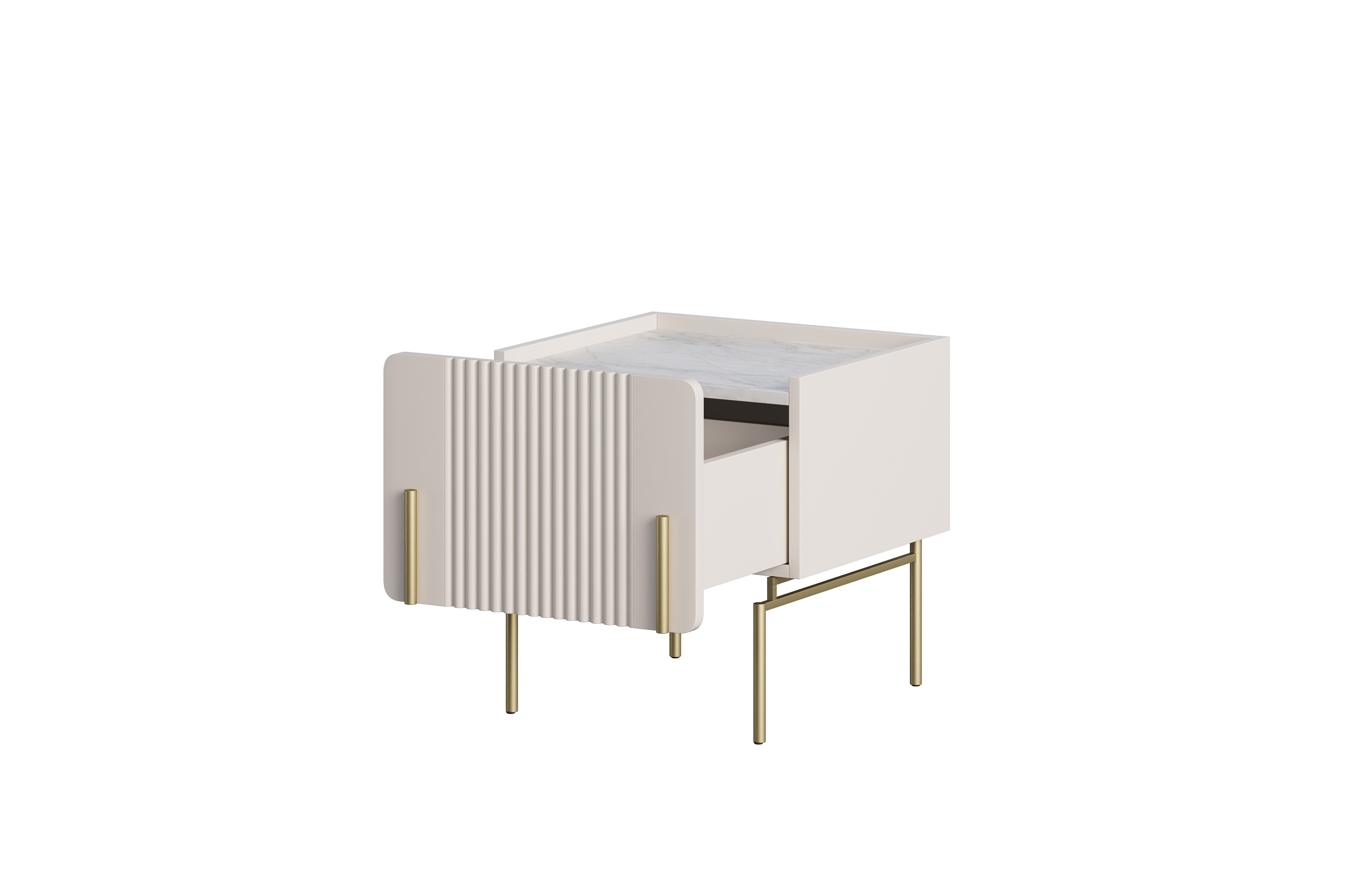 Nachtschrank beige Malmi