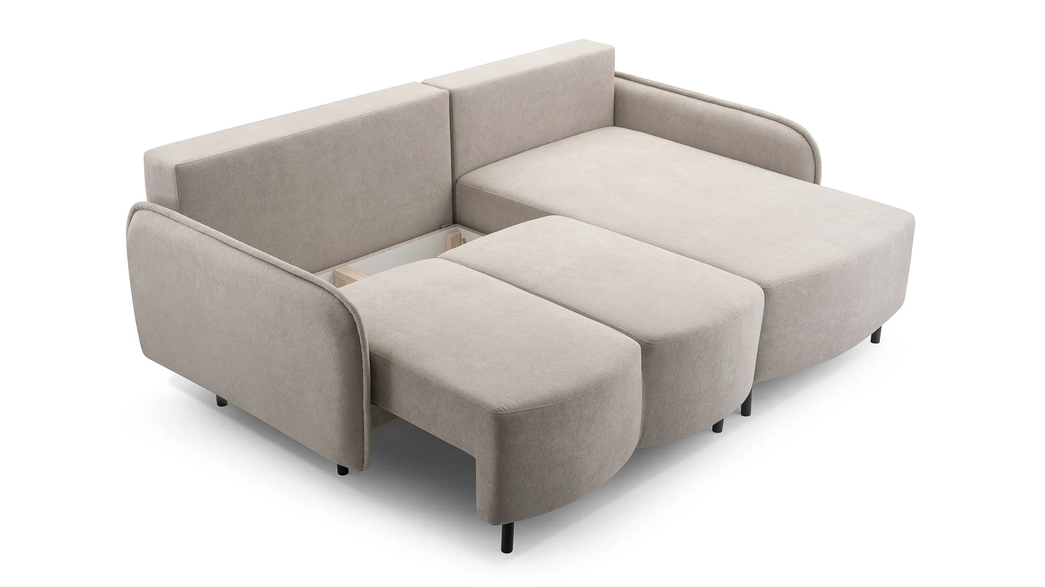 Eckschlafsofa mit Bettkasten Flori Eckschlafsofa mit Bettkasten Flori