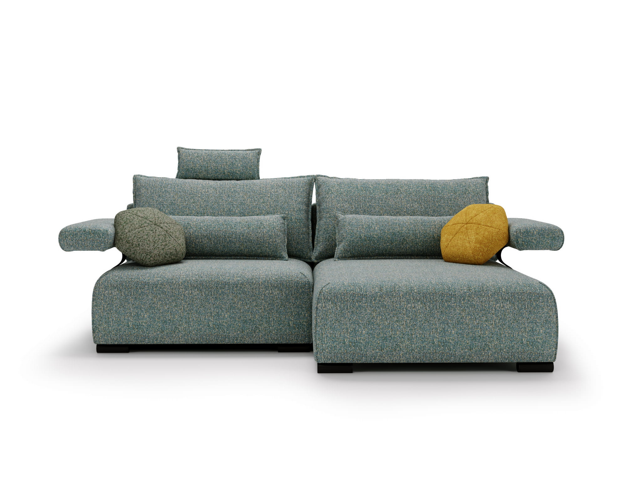 Ecksofa mit Schlaffunktion & Bettkasten Electro