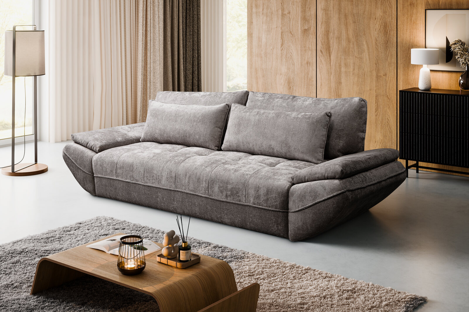 Schlafsofa mit Bettkasten Elma