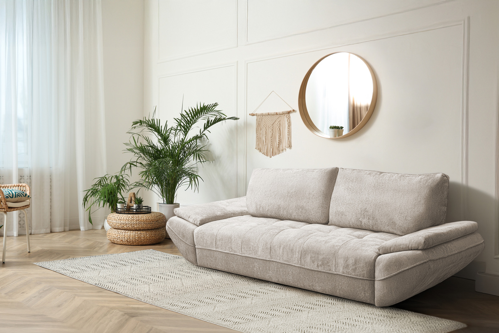 Schlafsofa mit Bettkasten Elma