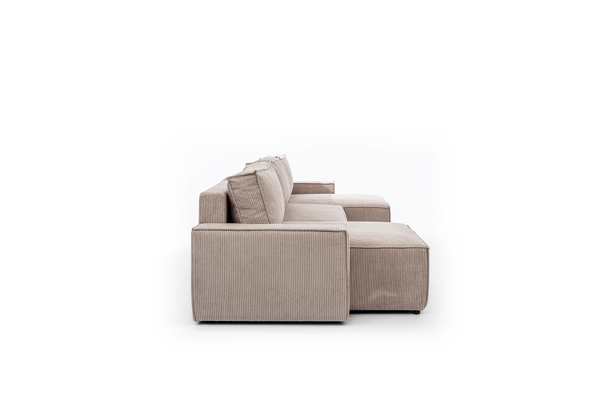 Couch U Form Flabio II mit Schlaffunktion & Bettkasten
