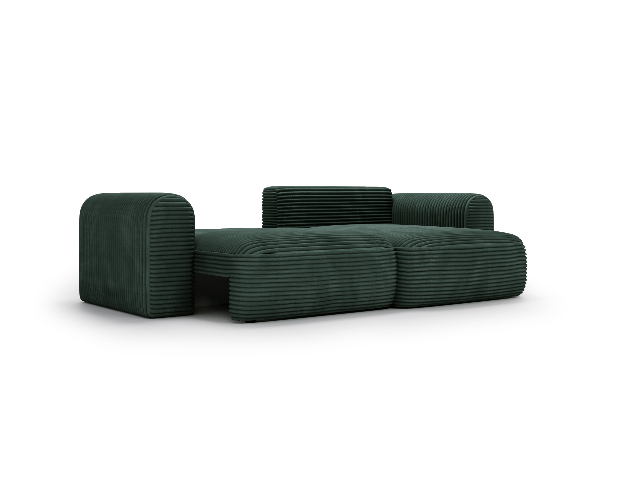 Ecksofa mit Schlaffunktion CORD Grün Next Ecksofa mit Schlaffunktion CORD Grün Next