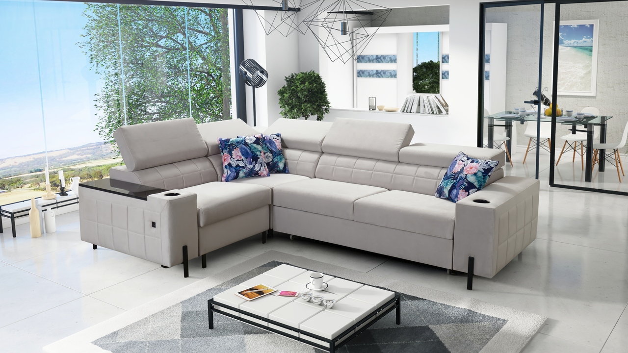 Eckschlafsofa Gabio mini