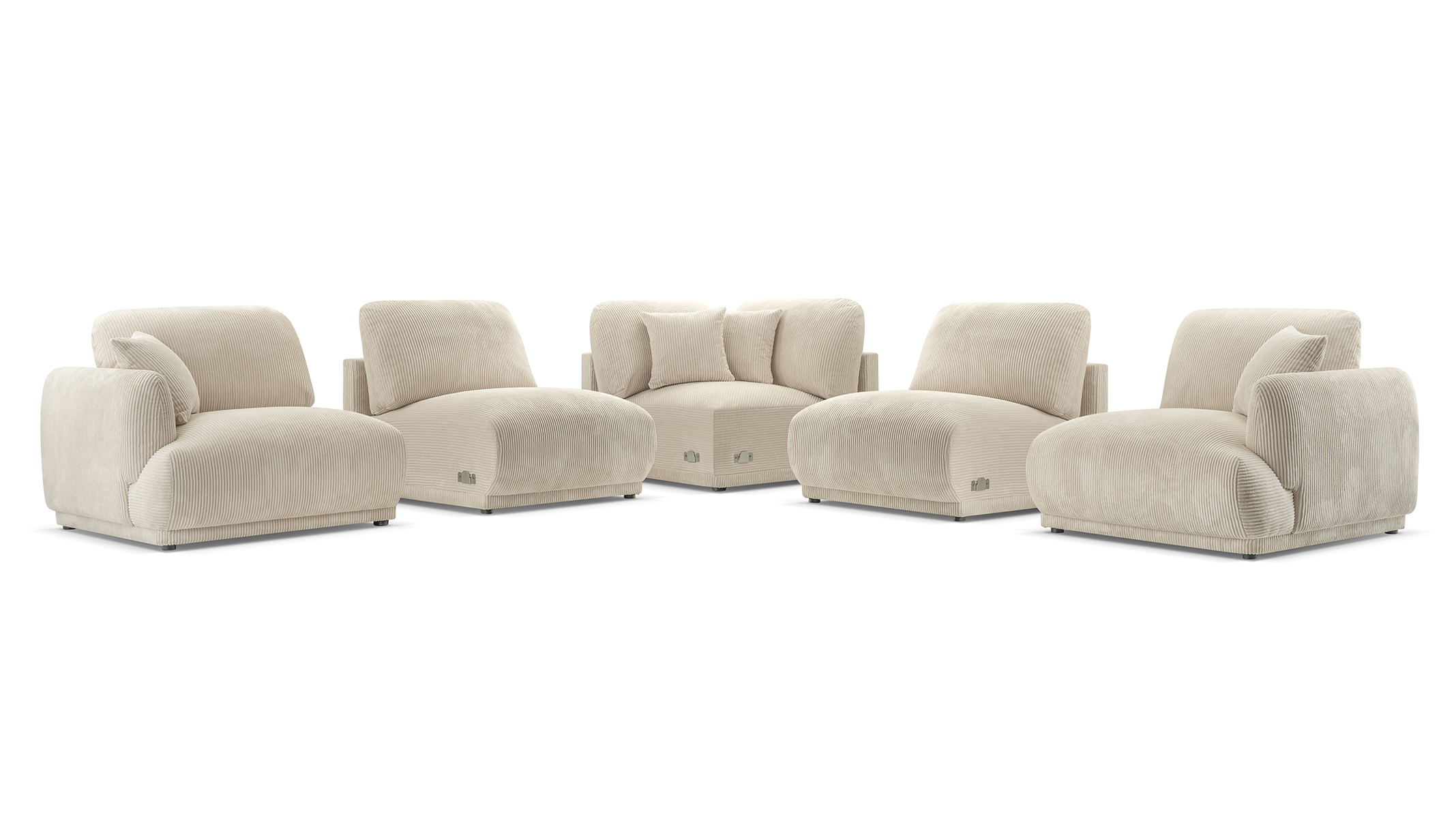 Modular Ecksofa beige