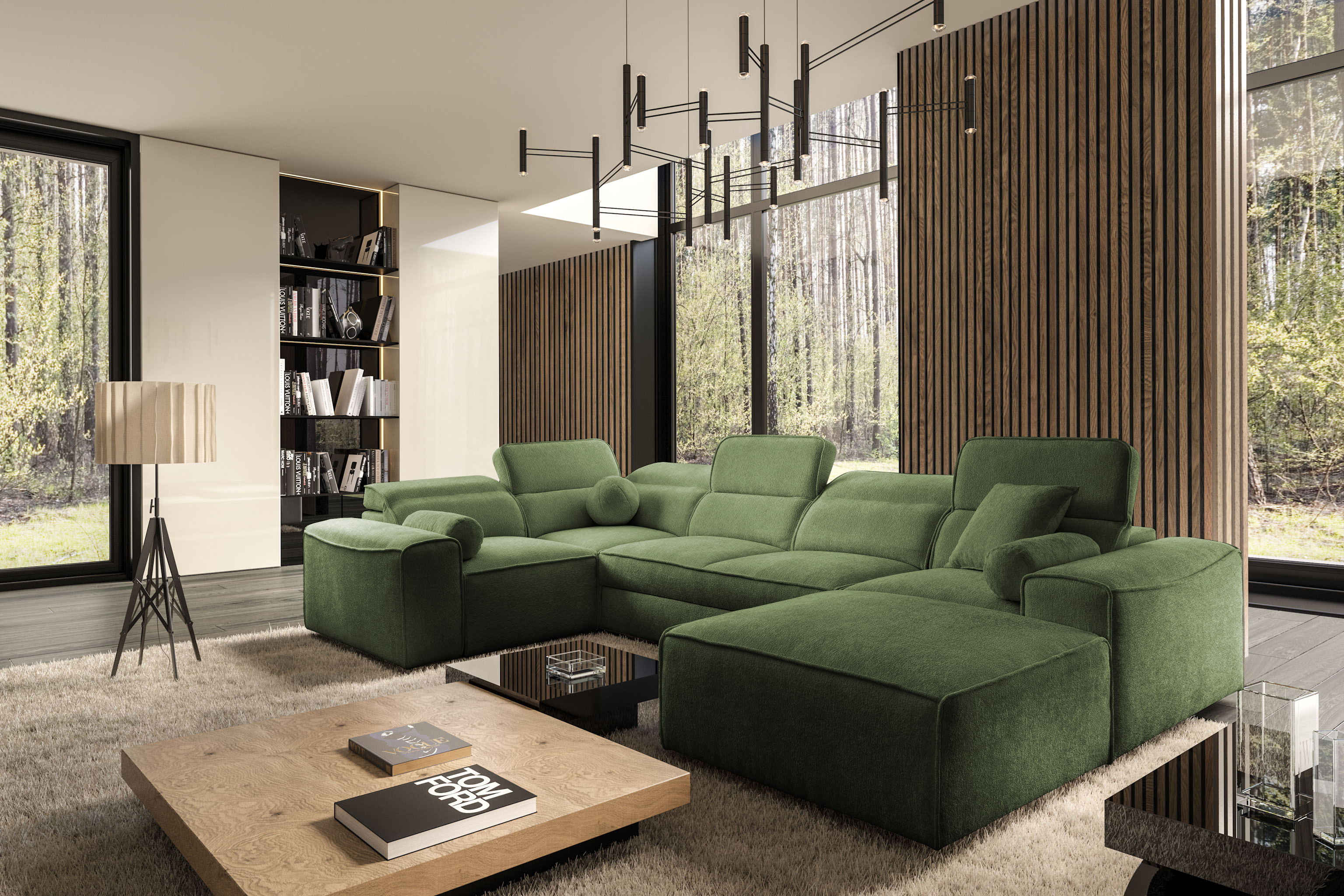 Wohnlandschaft mit Schlaffunktion & Bettkasten VITO Wohnlandschaft mit Schlaffunktion & Bettkasten VITO