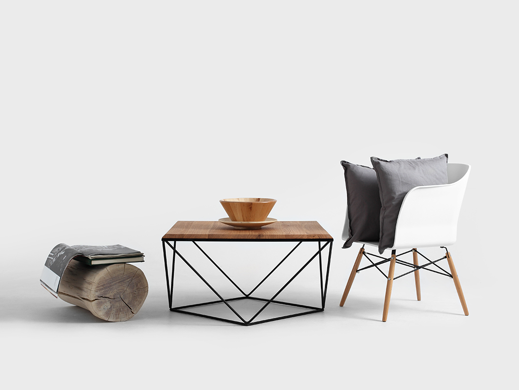 Couchtisch Holz Metall »Daryl 80«