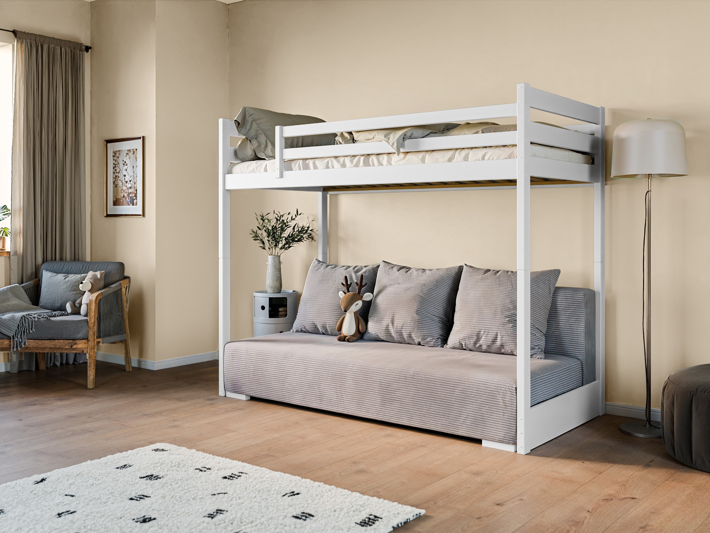 Hochbett mit Sofa Hochbett mit Sofa