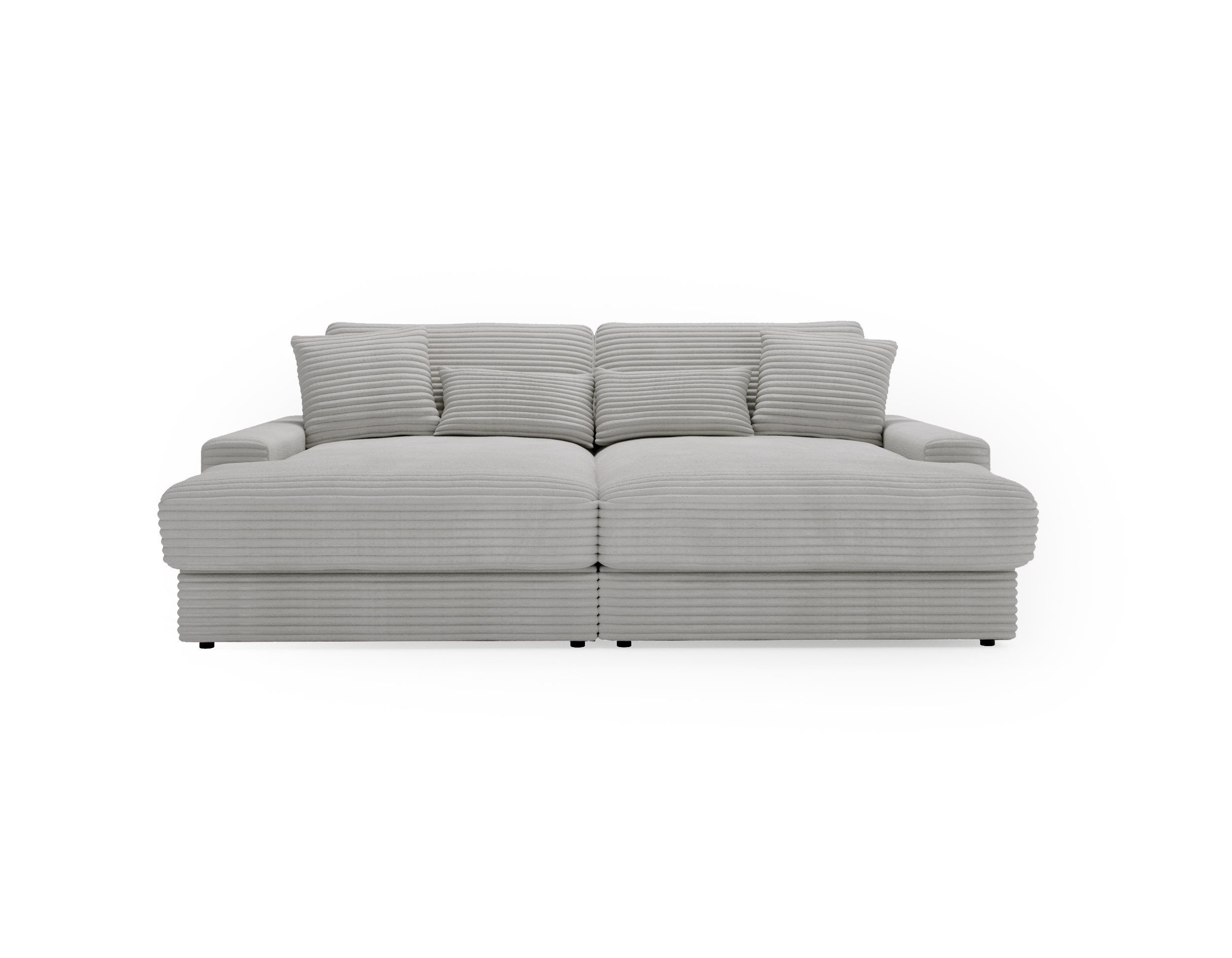 Bigsofa CORD GRAU Happy 