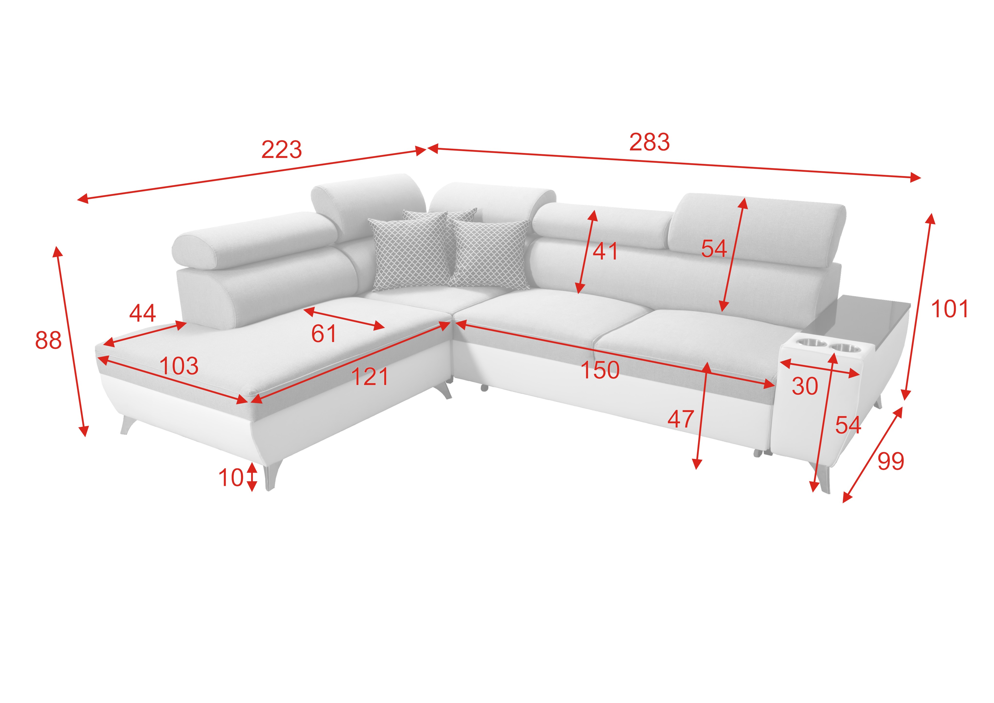 Eckschlafsofa Modivo 