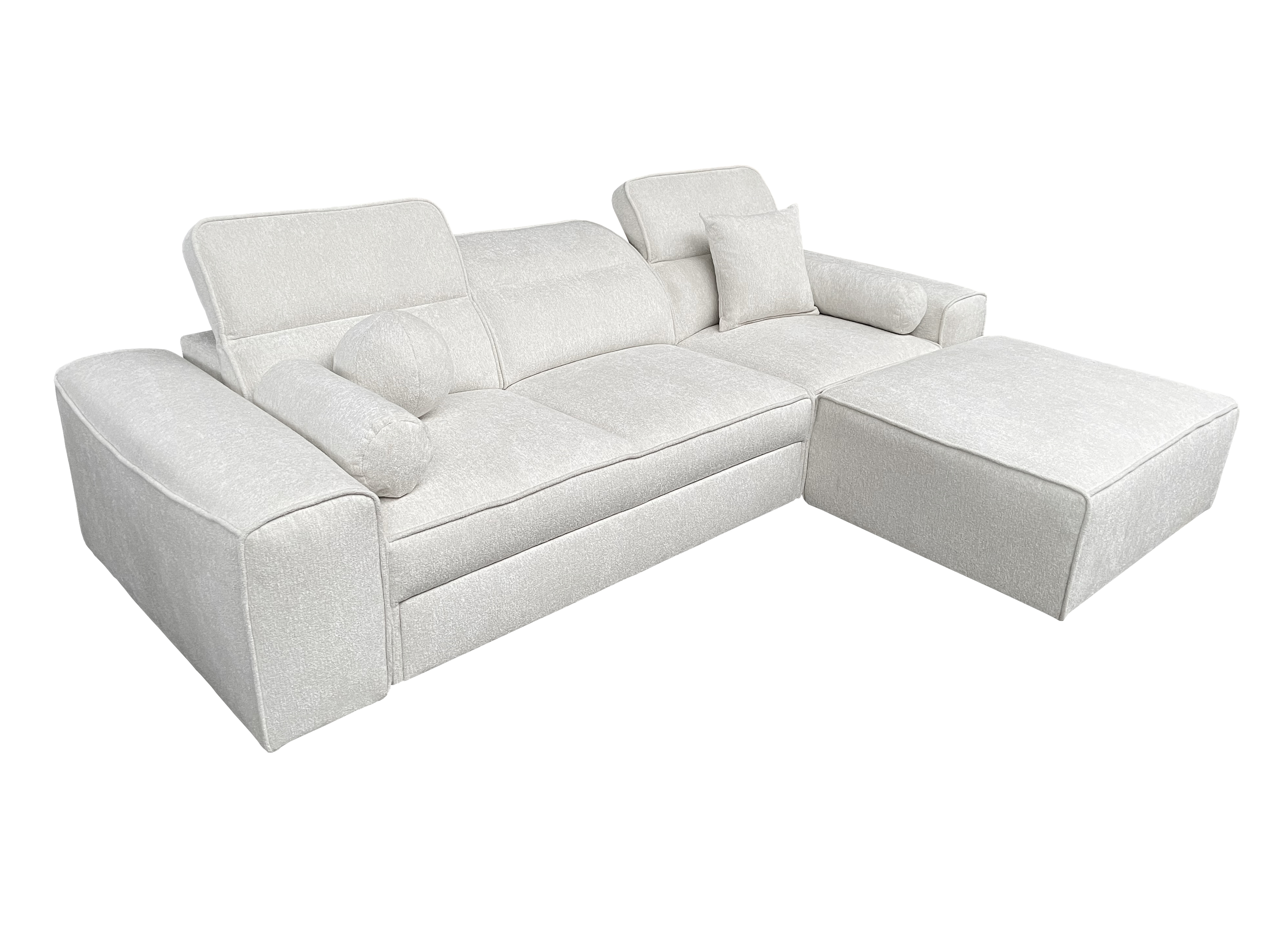 Ecksofa mit Schlaffunktion & Bettkasten VITO 