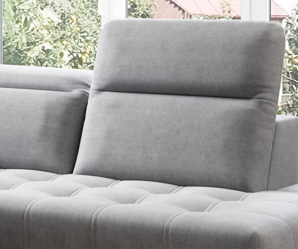 Sofa L-Form Alvaro L - mit eletrischer Sitztiefenverstellung