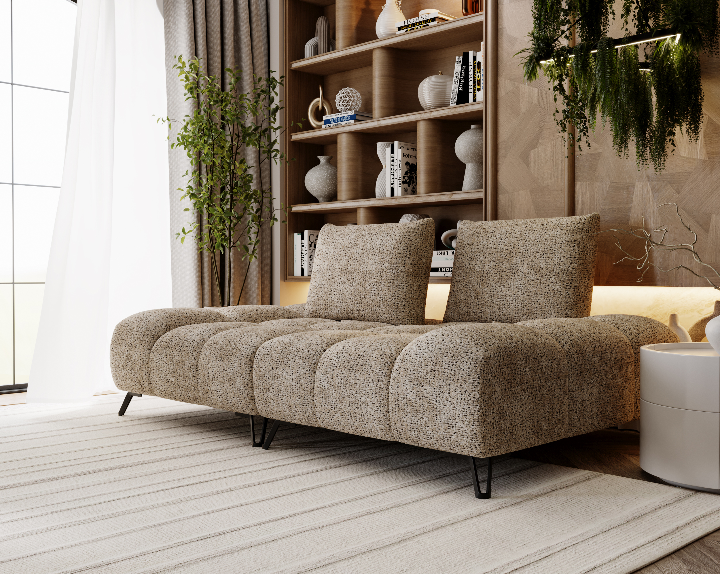 Bigsofa Picello mini - Sitztiefenverstellung