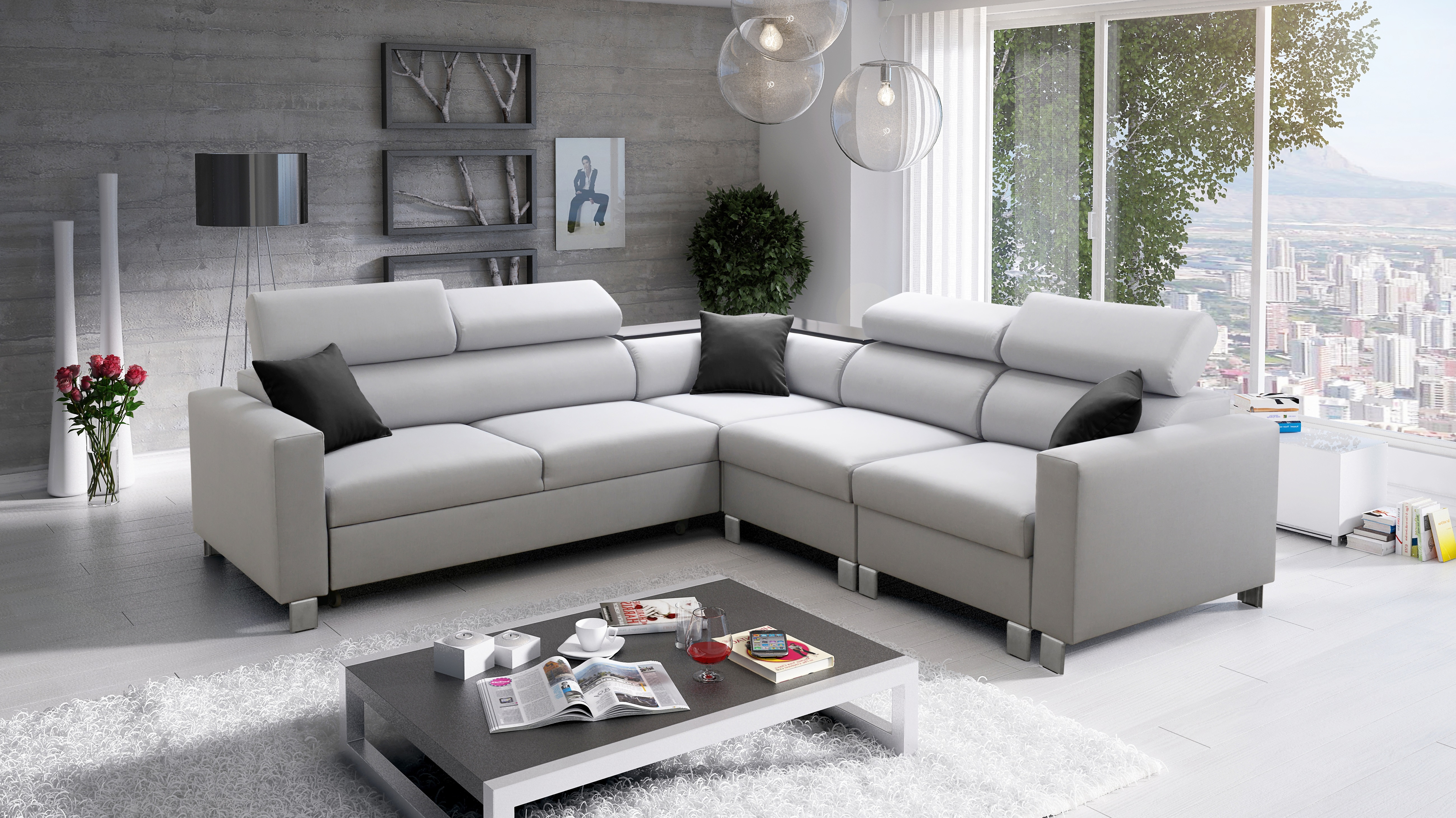 Eckschlafsofa Loretta L2