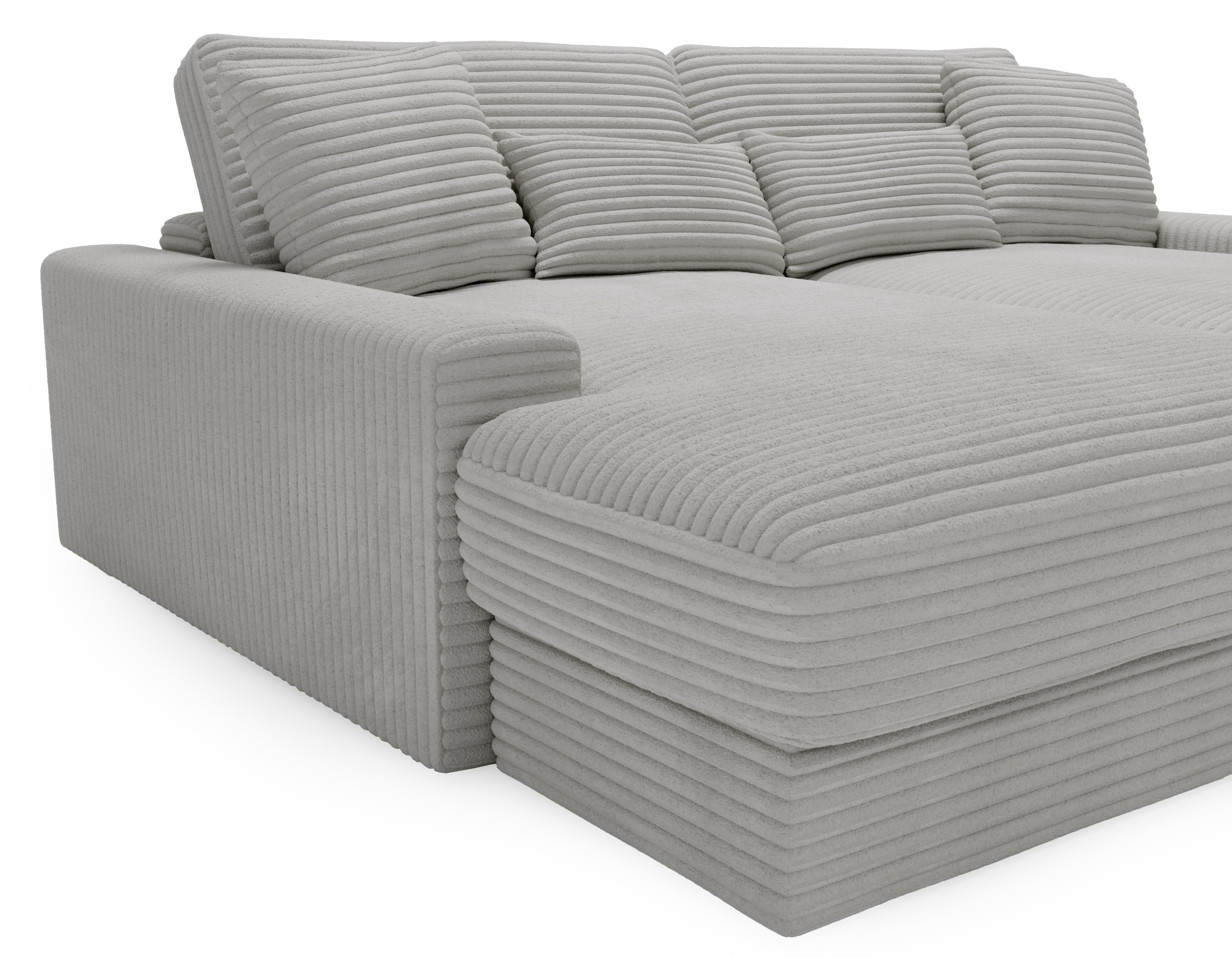 Bigsofa CORD GRAU Happy Bigsofa CORD GRAU Happy