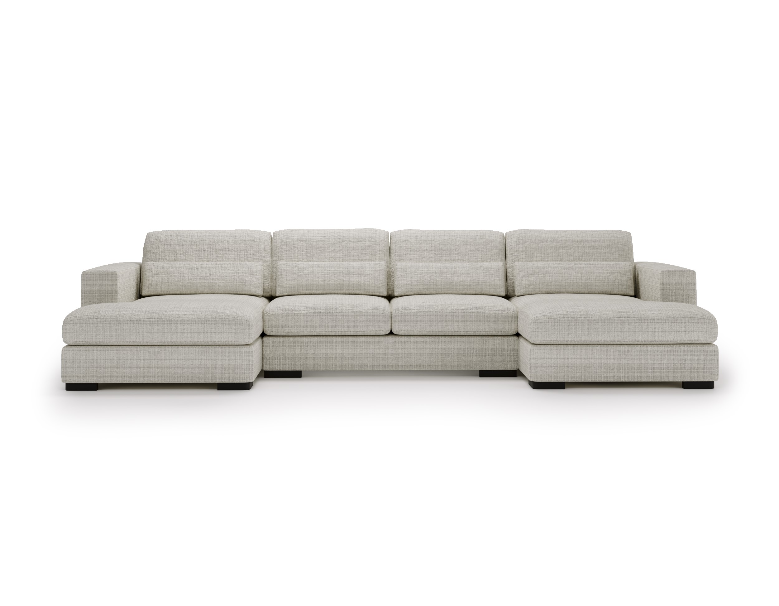 U-Sofa mit Schlaffunktion & Bettkasten Nova