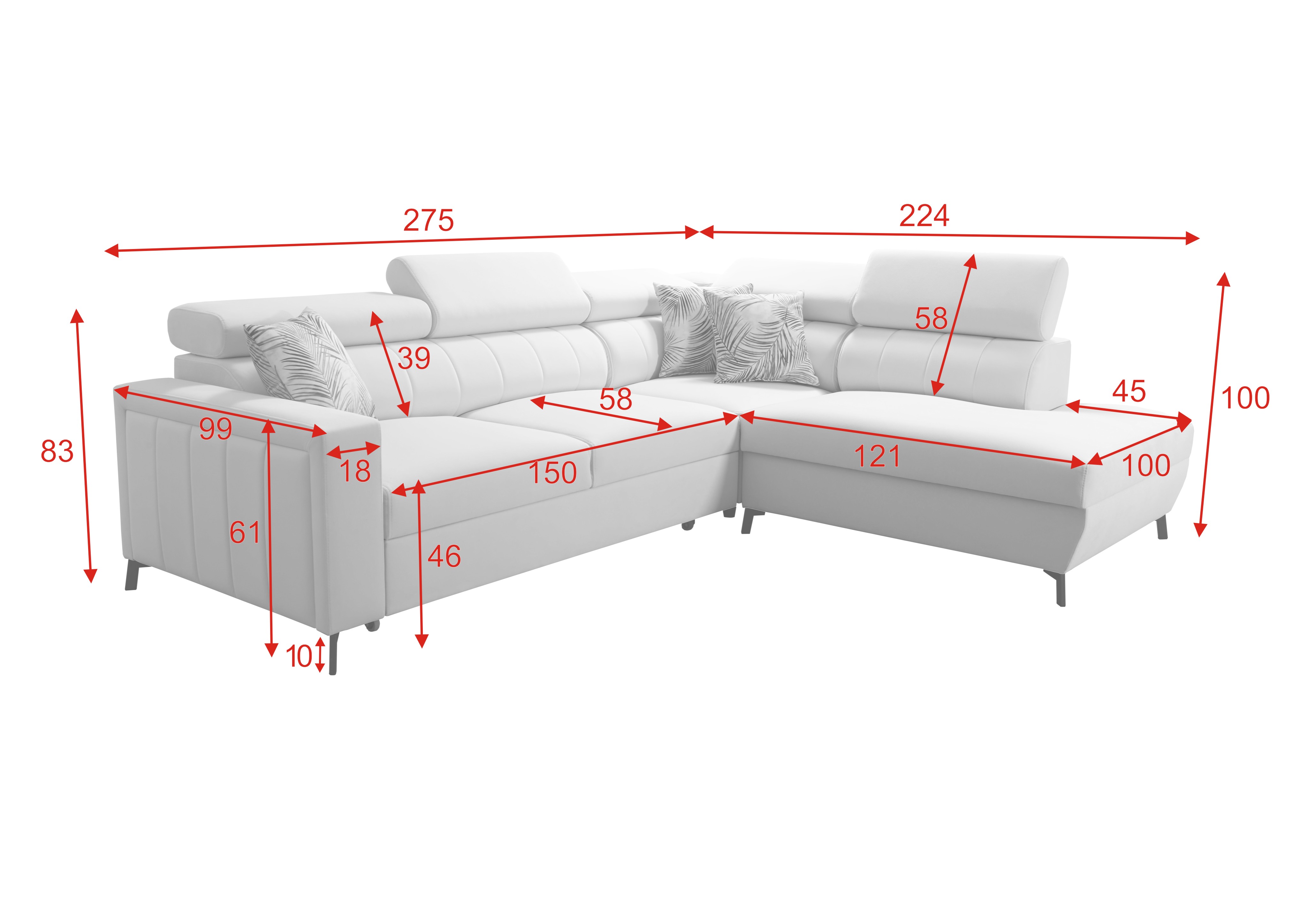 Eckschlafsofa Baltico III