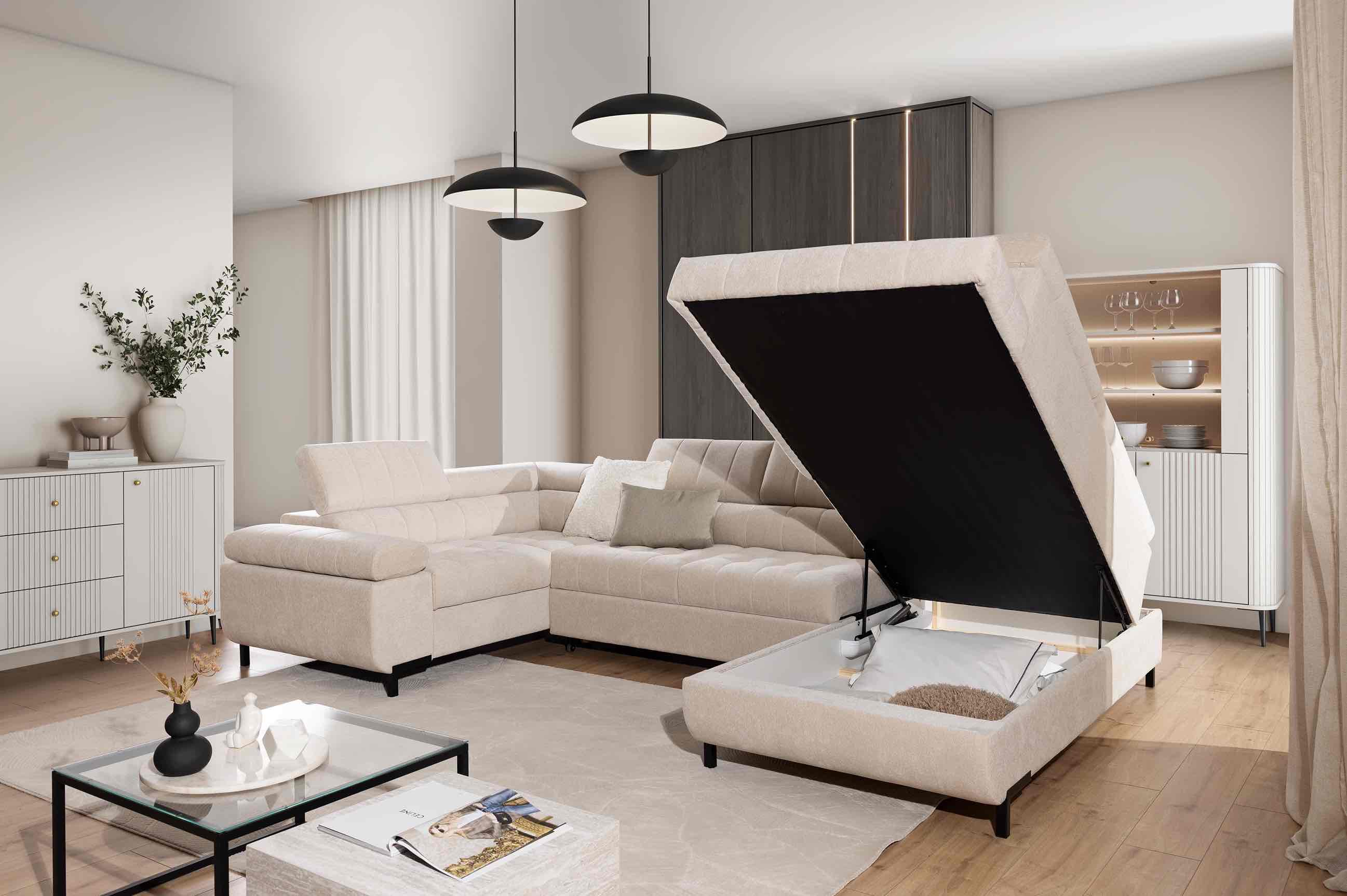 Wohnlandschaft mit Schlaffunktion Romeo