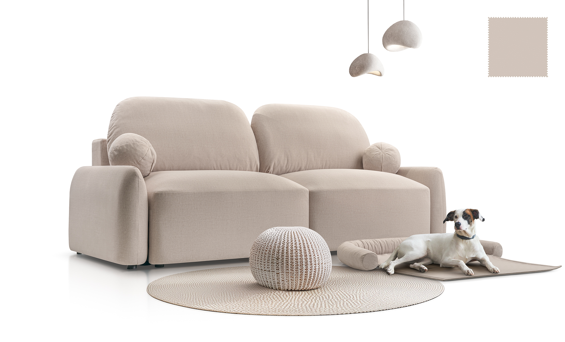 Schlafsofa Sevilla mit Bettkasten