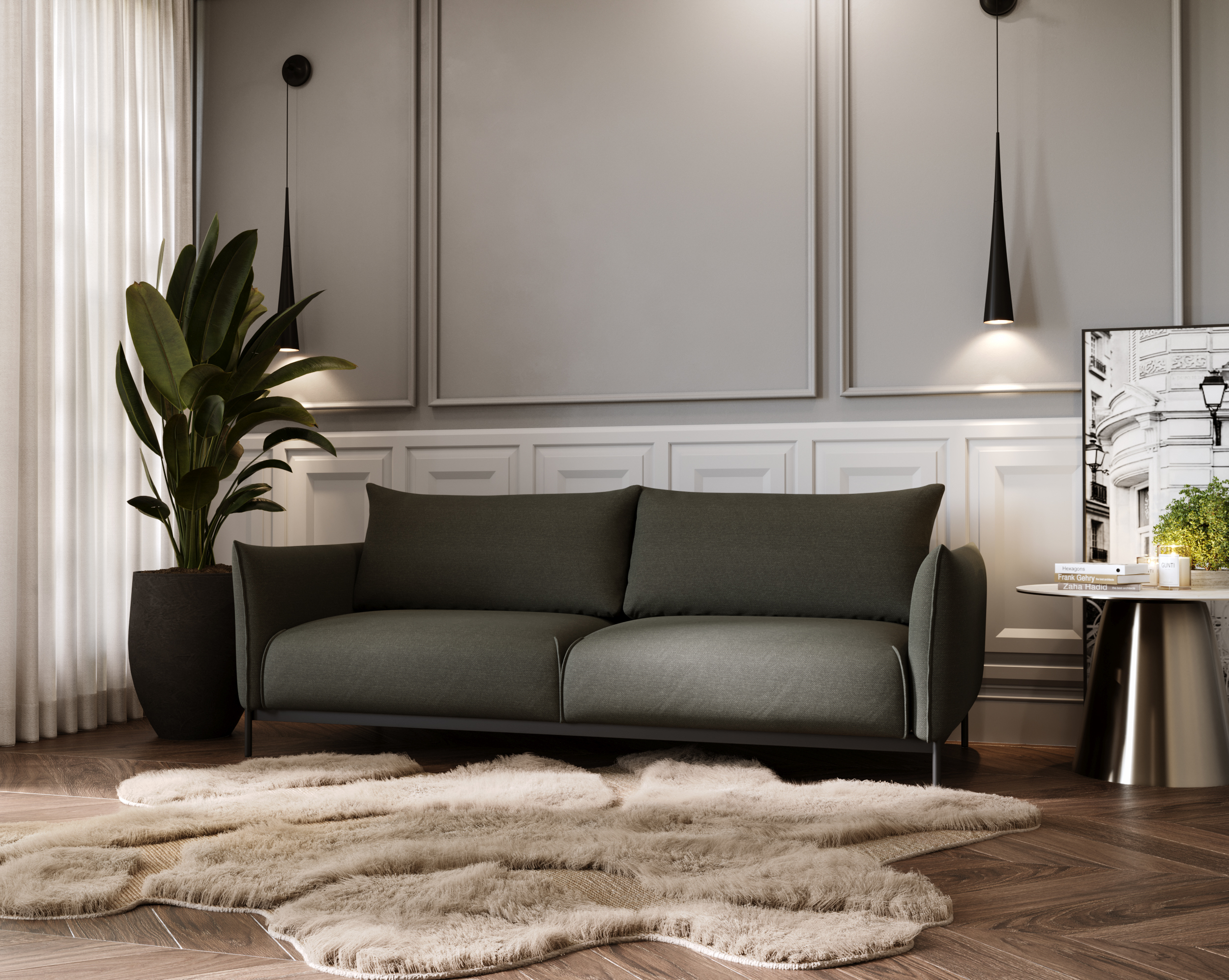 Schlafsofa mit Bettkasten BUENO