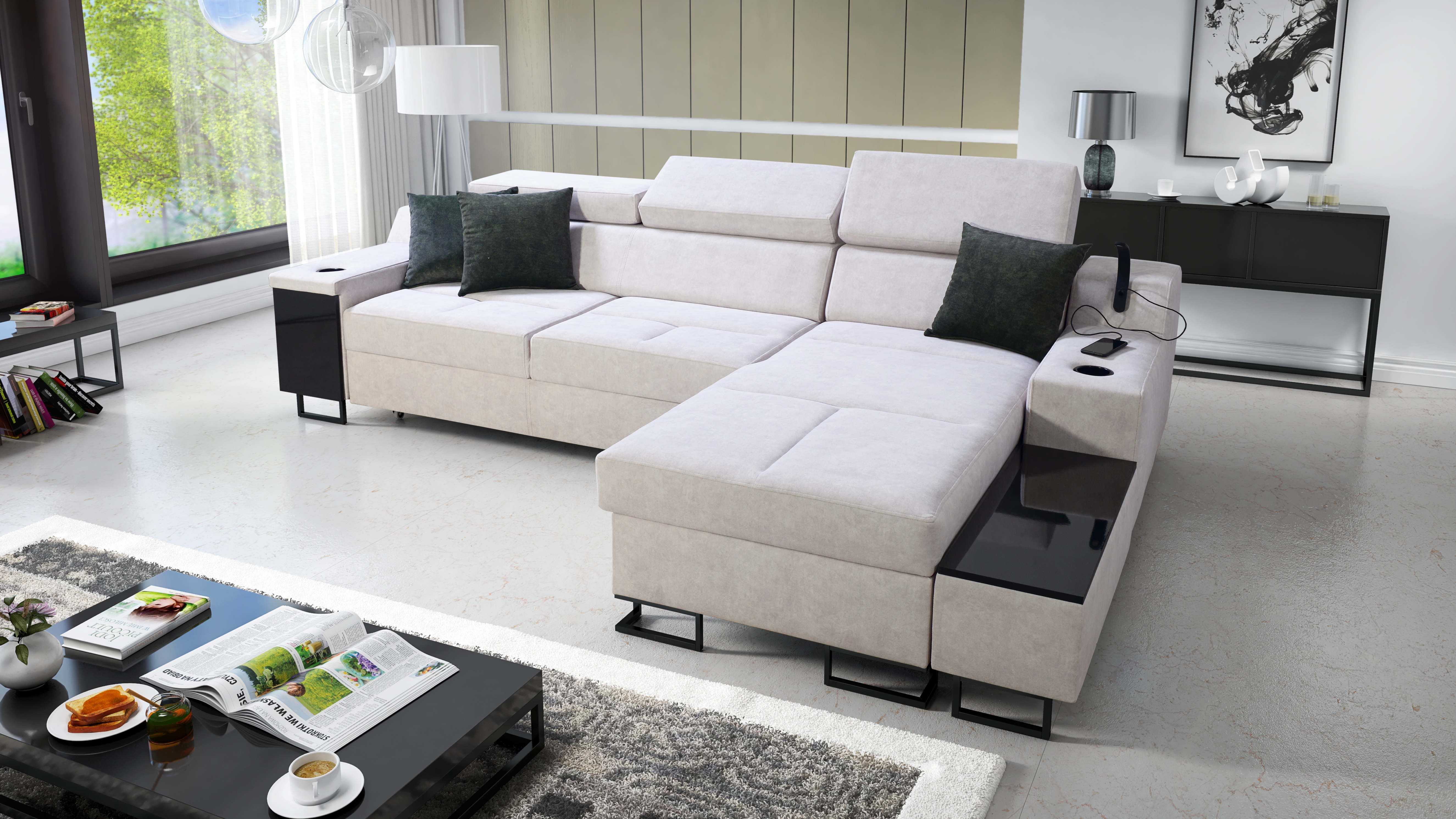 Ecksofa mit Schlaffunktion Alicante mini 2