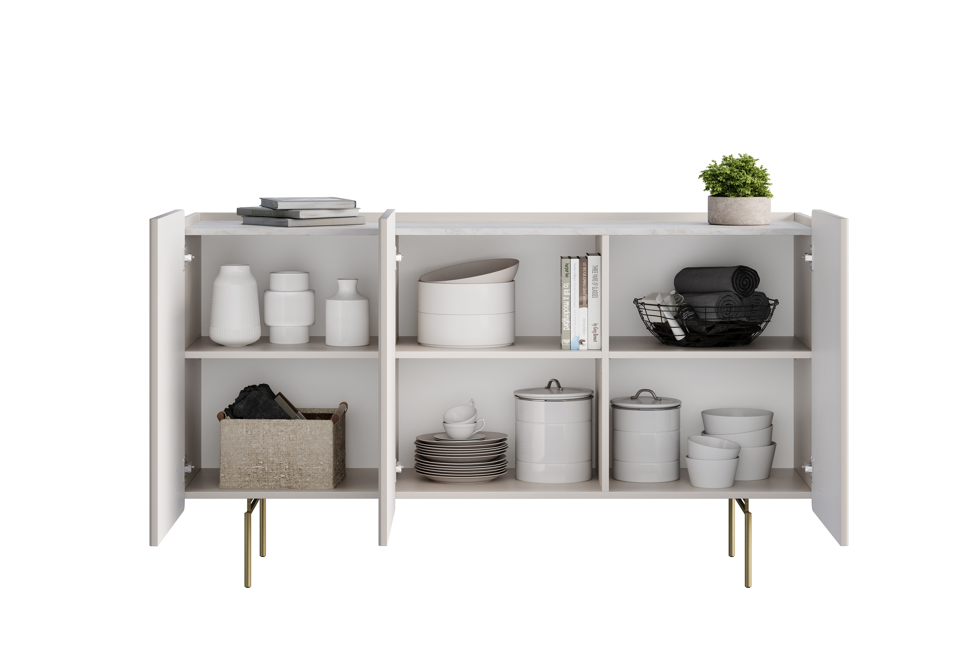 Kommode Beige Malmi 150