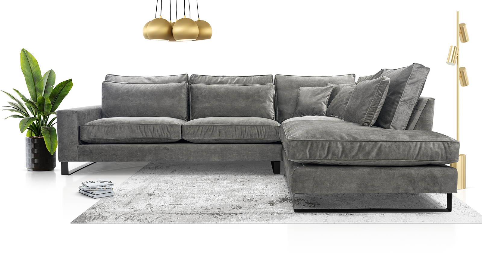 Sofa L-Form »CORBLACK«