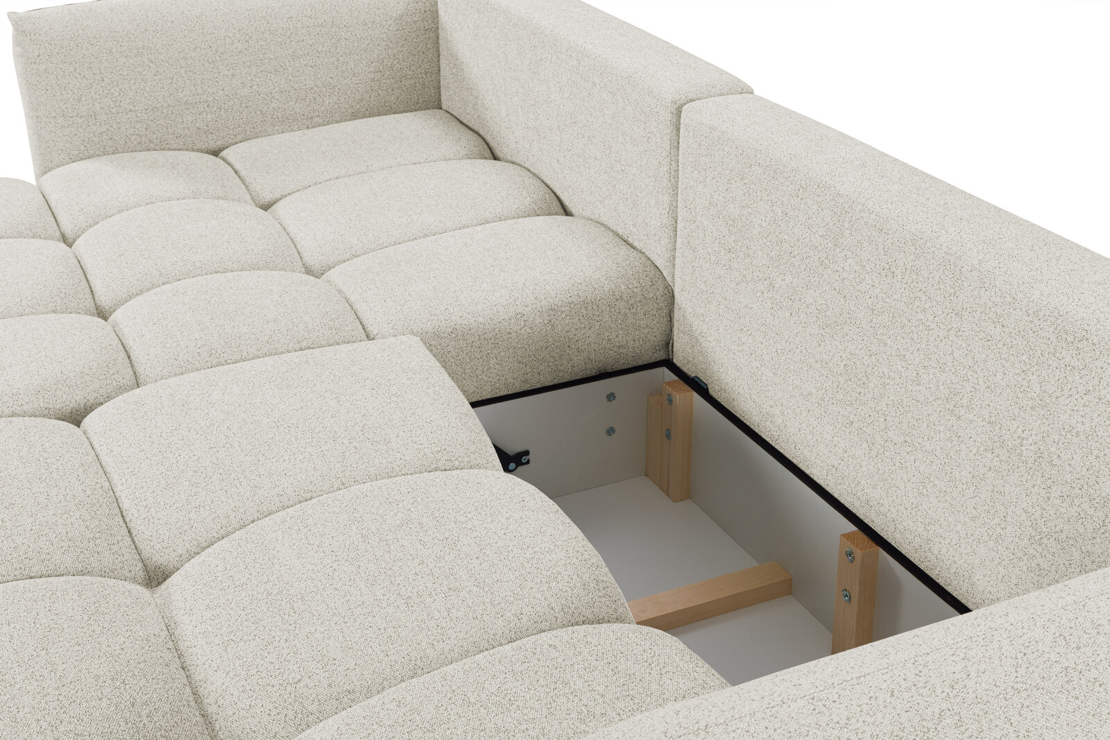 Eckschlafsofa Ligonia mit Bettkasten