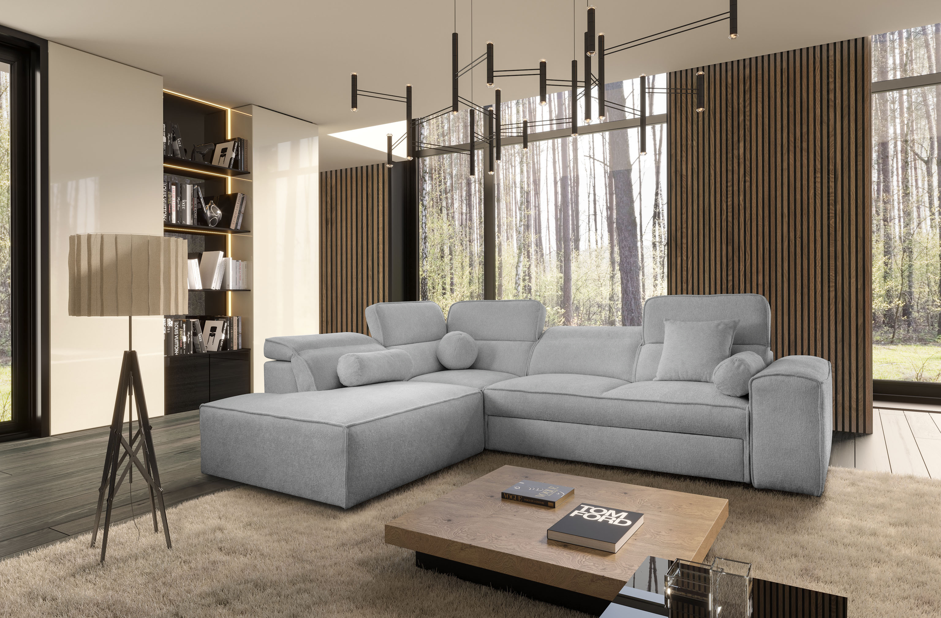 Ecksofa mit Schlaffunktion & Bettkasten VITO Ecksofa mit Schlaffunktion & Bettkasten VITO