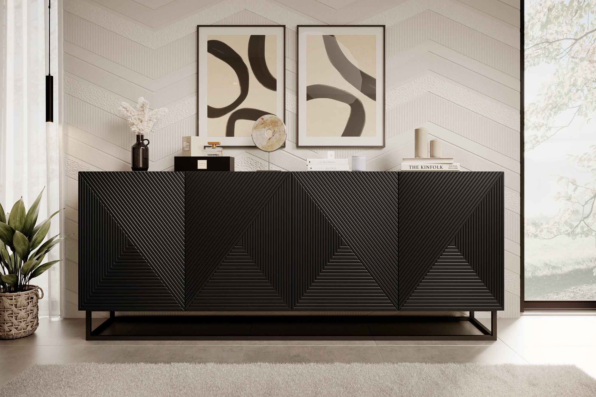 Sideboard schwarz