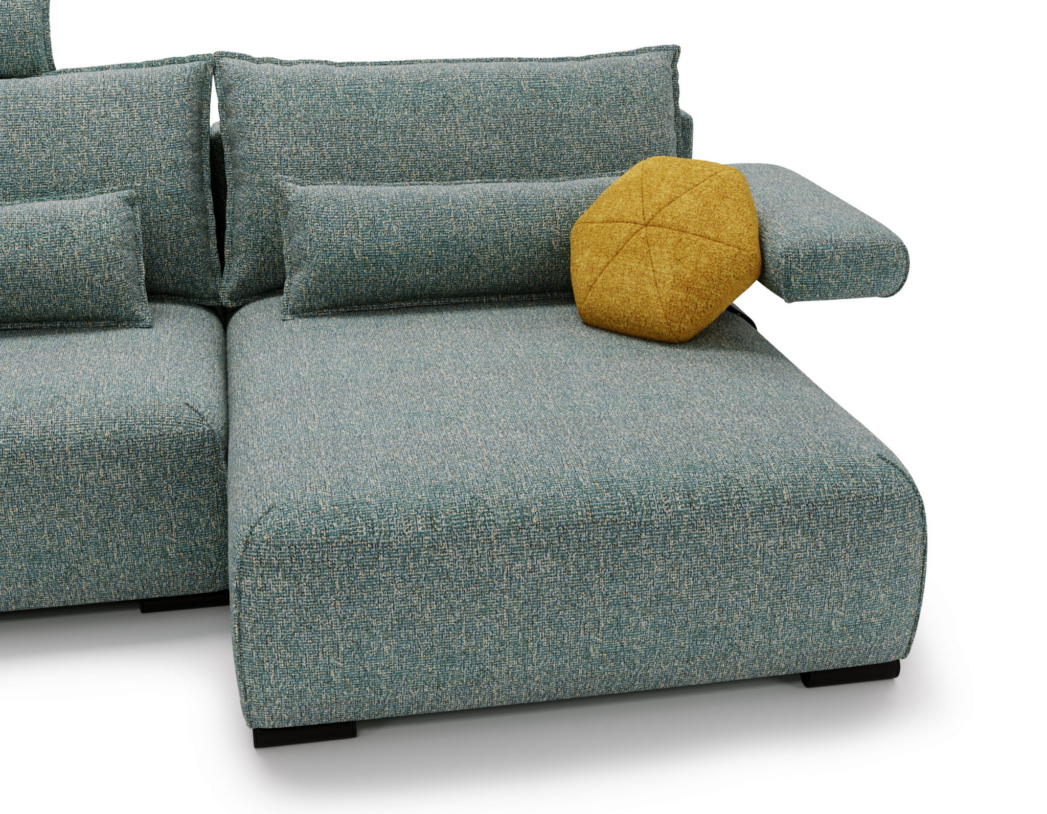 Ecksofa mit Schlaffunktion & Bettkasten Electro