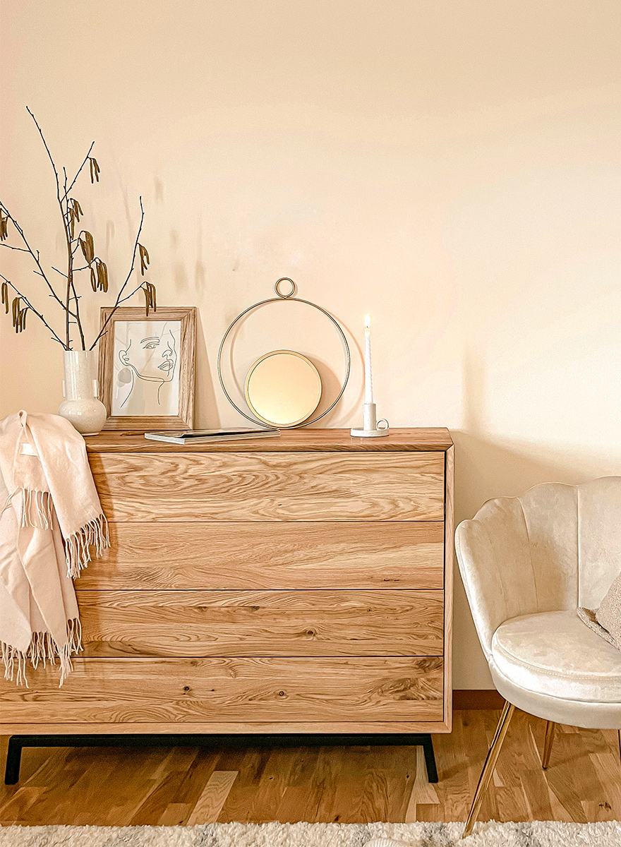 Schubladenkommode Eiche »Loft 4D« 