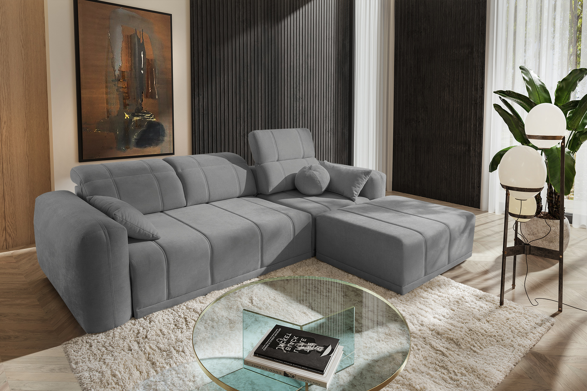 Eckschlafsofa Leonardo mini