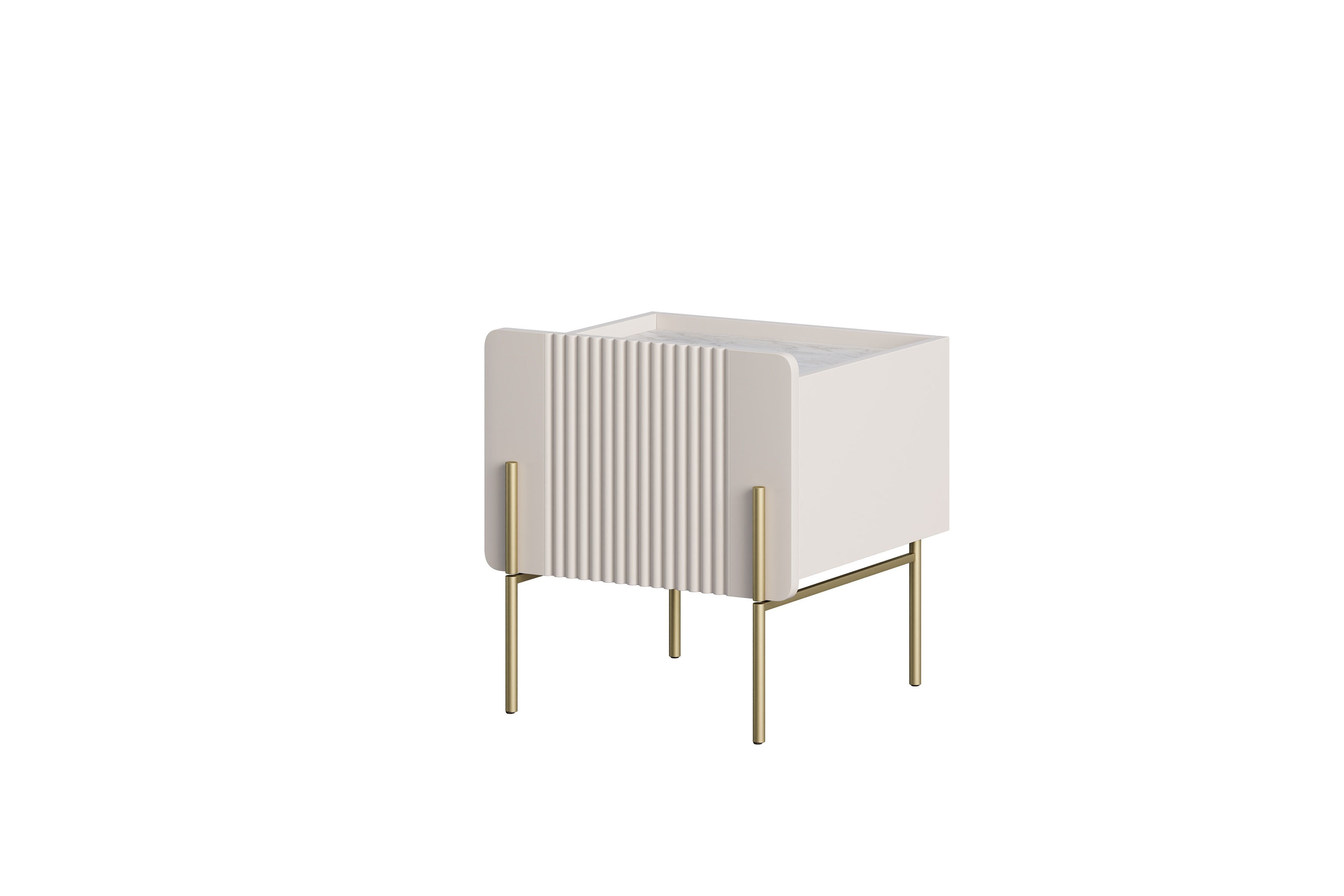 Nachtschrank beige Malmi
