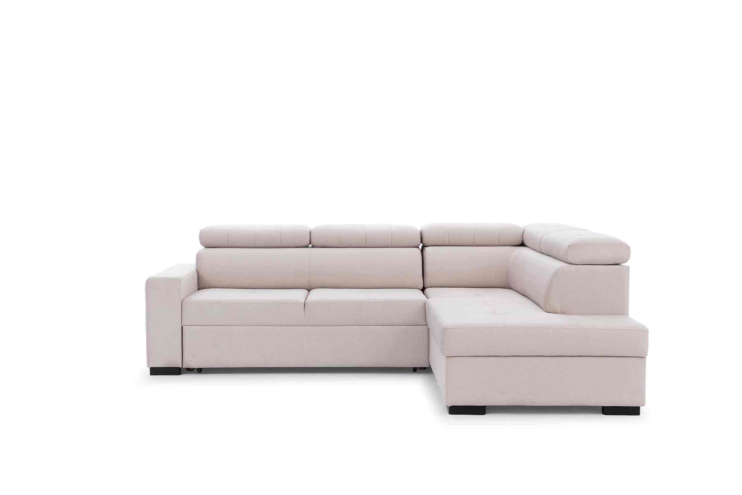 Ecksofa mit Schlaffunktion & Bettkasten MODENO