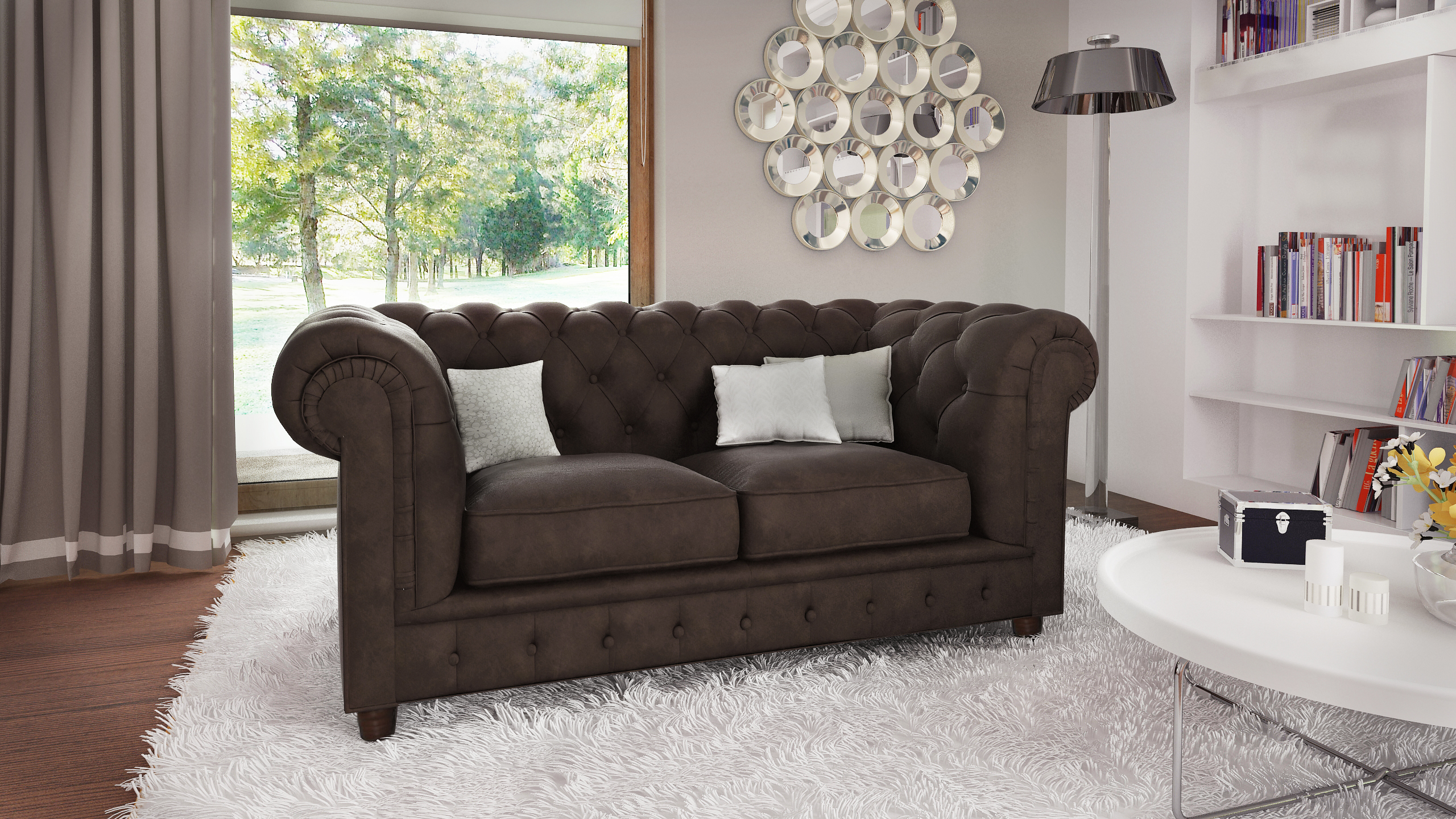 Chesterfield Schlafsofa Oxford