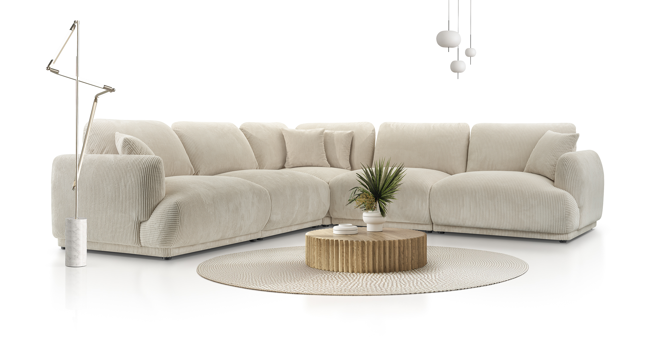 Ecksofa Cord Modular 