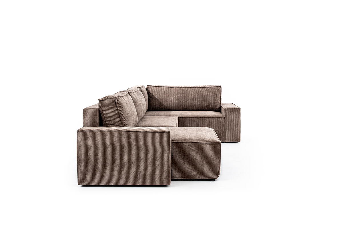 Couch U Forn Flabio mit Schlaffunktion & Bettkasten
