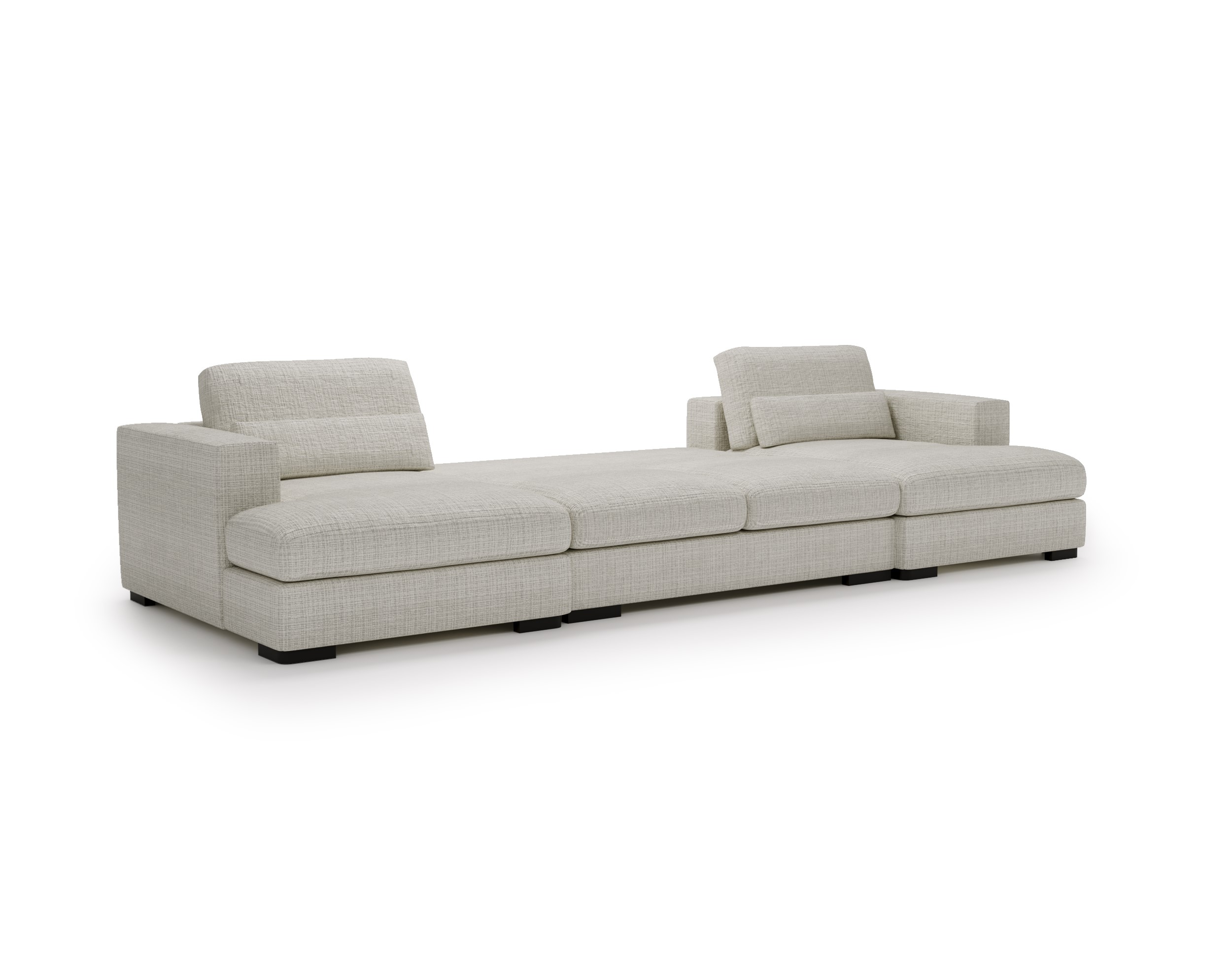 U-Sofa mit Schlaffunktion & Bettkasten Nova