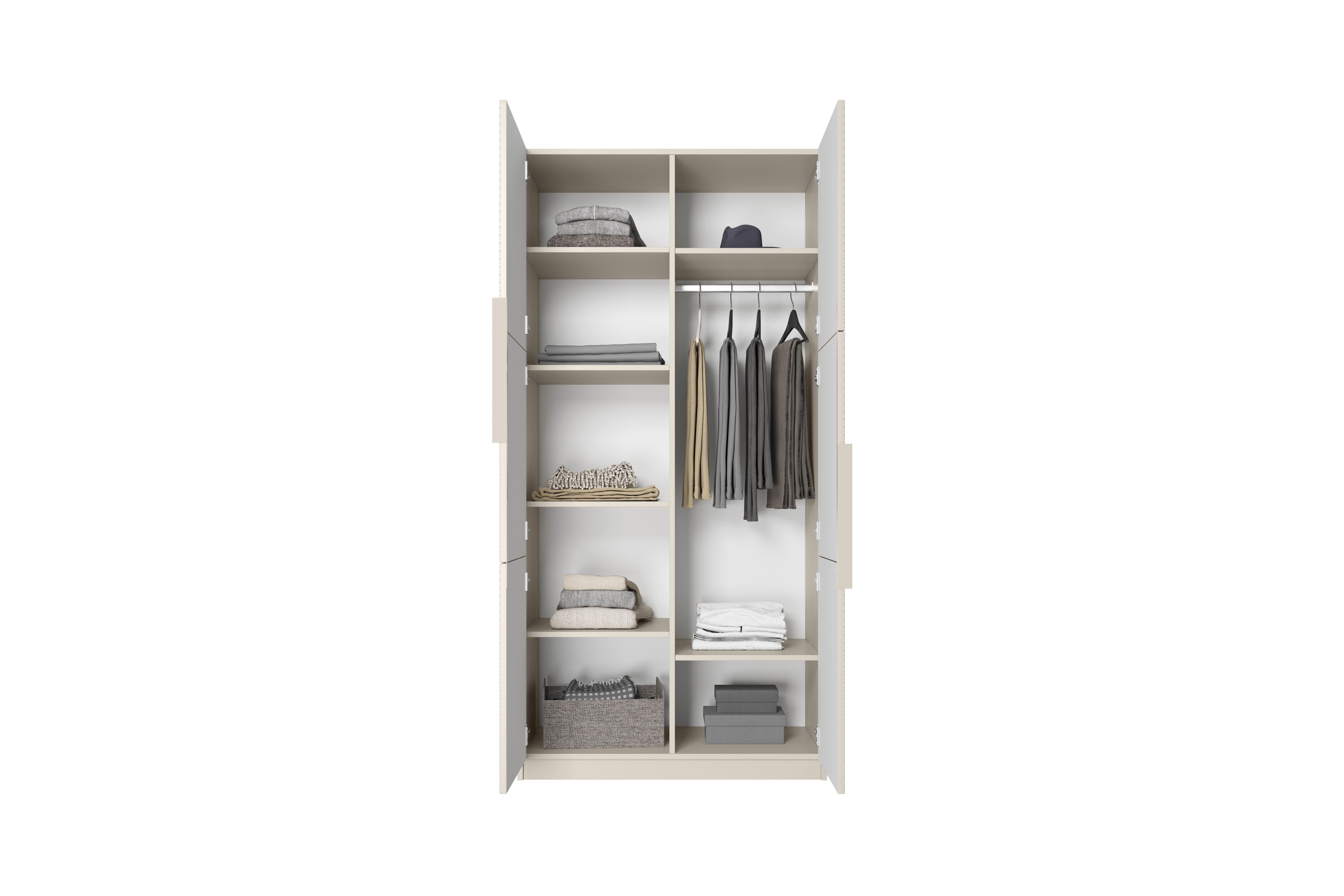 Kleiderschrank beige Asha