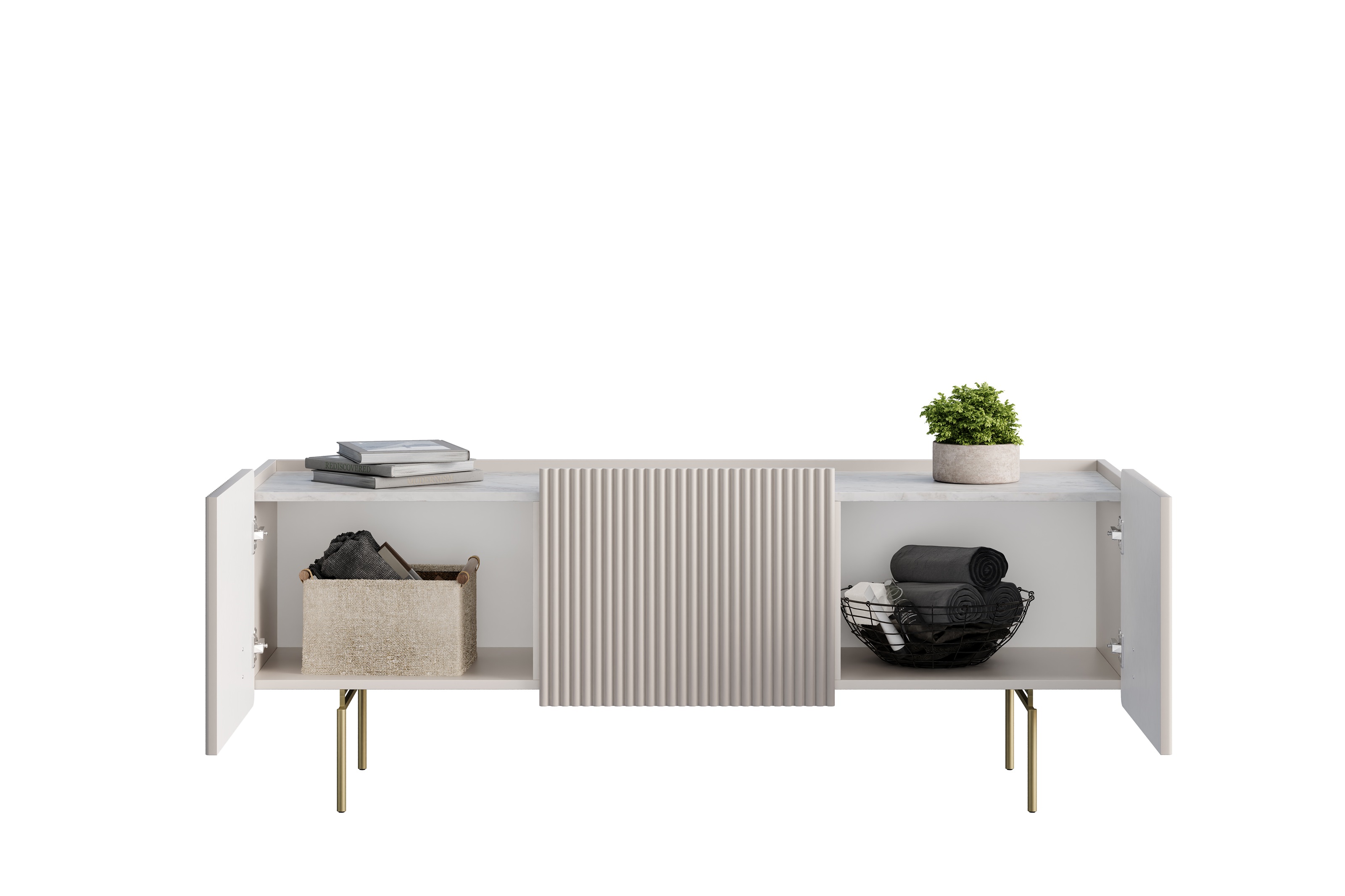 Lowboard beige Malmi Lowboard beige Malmi