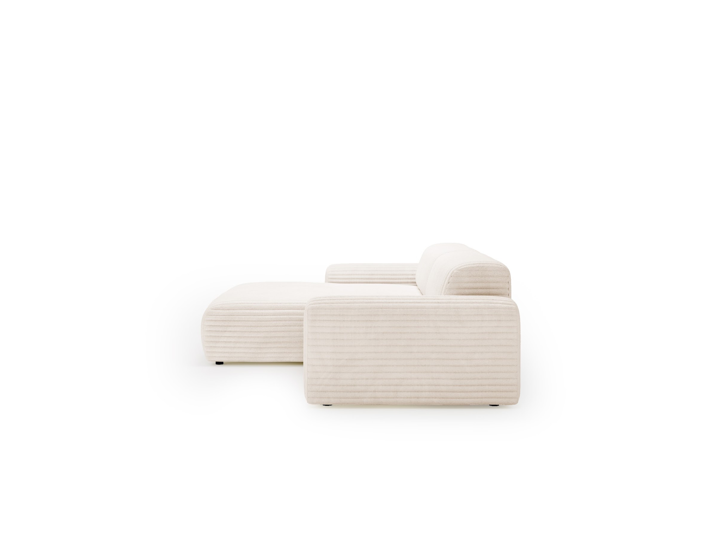 Ecksofa Cord Beige Valoris Ecksofa Cord Beige Valoris